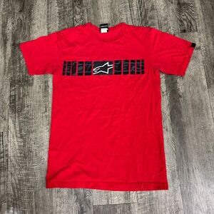 Y2K Alpinestars T Shirt Moto BMX Motorcycle